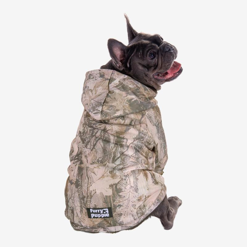 Furrypuppie Urban Camo Frenchie Dog Hoodie