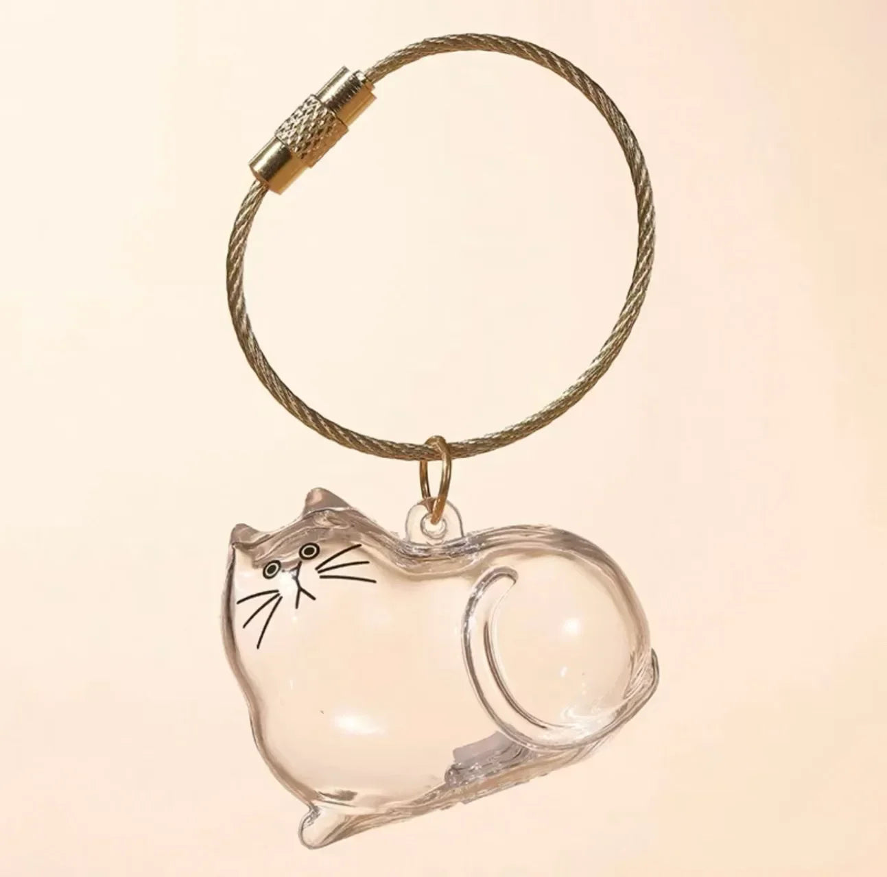 Cat Hair Keychain