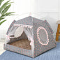 Foldable Plush Pet Tent